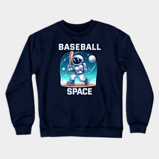 Baseball Space - Play with Astro Crewneck Sweatshirt